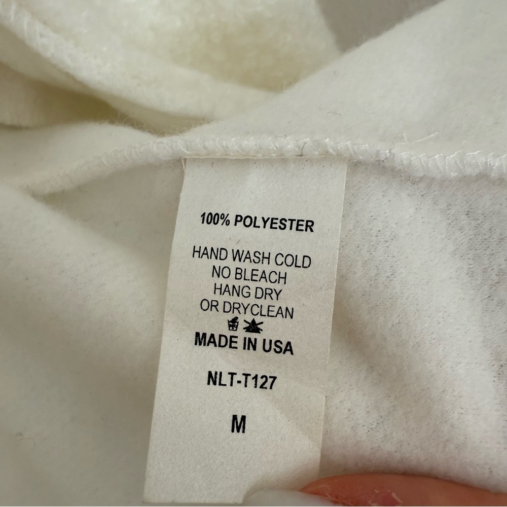 Nlt La Cozy Sherpa Jacket Open Front Size Medium - image 7